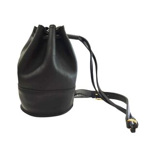Coach Black Leather Shoulder Bag